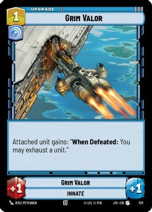 Grim Valor (Foil) | Foil (571)  [Jump to Lightspeed]
