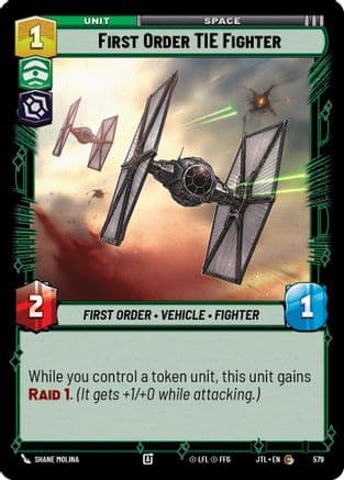 First Order TIE Fighter (Foil) | Foil (579)  [Jump to Lightspeed]