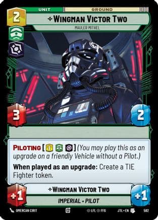 Wingman Victor Two - Mauler Mithel (Foil) | Foil (582)  [Jump to Lightspeed]