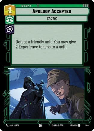Apology Accepted (Foil) | Foil (589)  [Jump to Lightspeed]