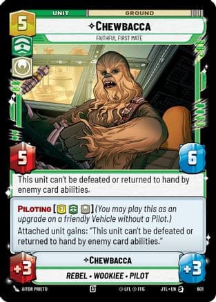 Chewbacca - Faithful First Mate (Foil) | Foil (601)  [Jump to Lightspeed]