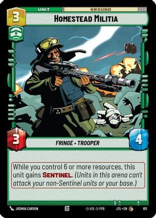 Homestead Militia (Foil) | Foil (611)  [Jump to Lightspeed]
