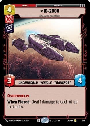 IG-2000 - Assassin's Aggressor (Foil) | Foil (638)  [Jump to Lightspeed]