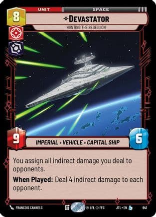 Devastator - Hunting the Rebellion (Foil) | Foil (641)  [Jump to Lightspeed]