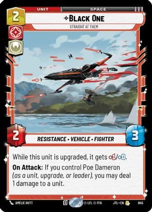 Black One - Straight At Them (Foil) | Foil (645)  [Jump to Lightspeed]