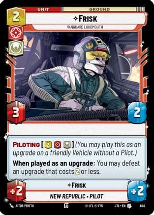 Frisk - Vanguard Loudmouth (Foil) | Foil (646)  [Jump to Lightspeed]