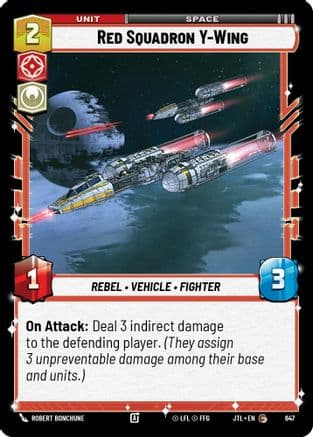Red Squadron Y-Wing (Foil) | Foil (647)  [Jump to Lightspeed]