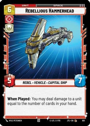 Rebellious Hammerhead (Foil) | Foil (651)  [Jump to Lightspeed]