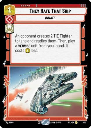 They Hate That Ship (Foil) | Foil (653)  [Jump to Lightspeed]