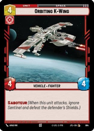 Orbiting K-Wing (Foil) | Foil (664)  [Jump to Lightspeed]