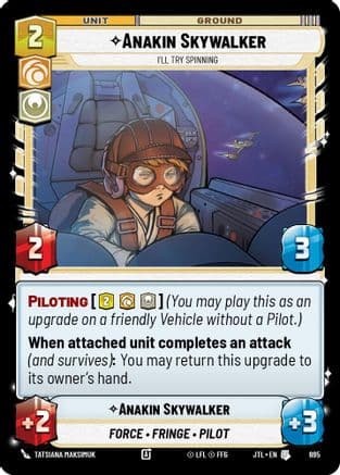 Anakin Skywalker - I'll Try Spinning (Foil) | Foil (695)  [Jump to Lightspeed]