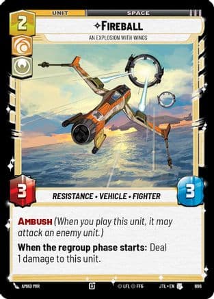 Fireball - An Explosion With Wings (Foil) | Foil (696)  [Jump to Lightspeed]