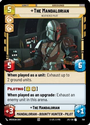 The Mandalorian - Weathered Pilot (Foil) | Foil (708)  [Jump to Lightspeed]