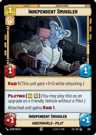 Independent Smuggler (Foil) | Foil (709)  [Jump to Lightspeed]