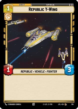 Republic Y-Wing (Foil) | Foil (710)  [Jump to Lightspeed]