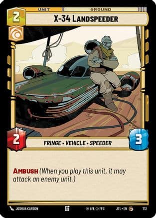 X-34 Landspeeder (Foil) | Foil (712)  [Jump to Lightspeed]