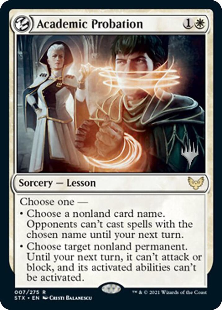 Academic Probation 7 (Promo Pack: Strixhaven)  - Foil