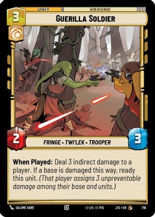 Guerilla Soldier (Foil) | Foil (716)  [Jump to Lightspeed]