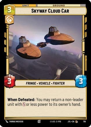 Skyway Cloud Car (Foil) | Foil (718)  [Jump to Lightspeed]
