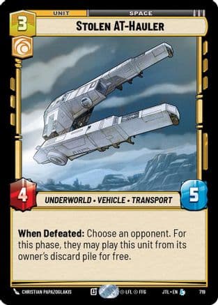 Stolen AT-Hauler (Foil) | Foil (719)  [Jump to Lightspeed]
