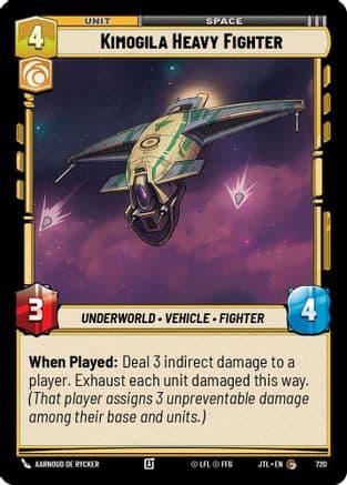 Kimogila Heavy Fighter (Foil) | Foil (720)  [Jump to Lightspeed]
