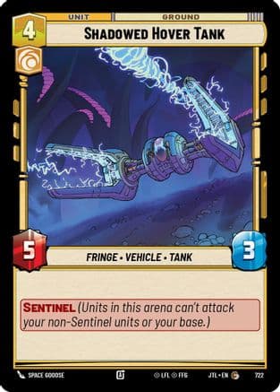 Shadowed Hover Tank (Foil) | Foil (722)  [Jump to Lightspeed]