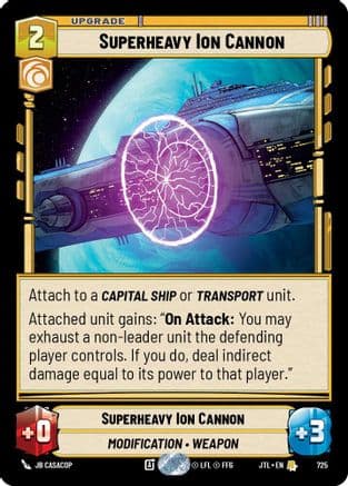 Superheavy Ion Cannon (Foil) | Foil (725)  [Jump to Lightspeed]