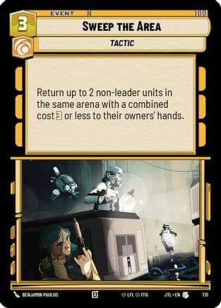 Sweep the Area (Foil) | Foil (731)  [Jump to Lightspeed]