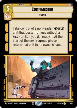 Commandeer (Foil) | Foil (733)  [Jump to Lightspeed]