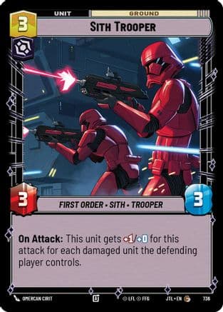 Sith Trooper (Foil) | Foil (736)  [Jump to Lightspeed]