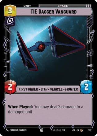 TIE Dagger Vanguard (Foil) | Foil (737)  [Jump to Lightspeed]