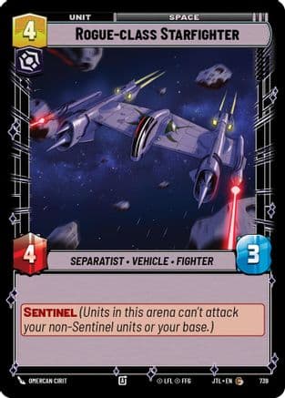 Rogue-class Starfighter (Foil) | Foil (739)  [Jump to Lightspeed]
