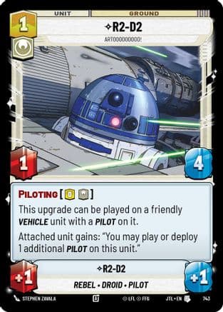 R2-D2 - Artooooooooo! (Foil) | Foil (743)  [Jump to Lightspeed]