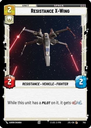 Resistance X-Wing (Foil) | Foil (745)  [Jump to Lightspeed]