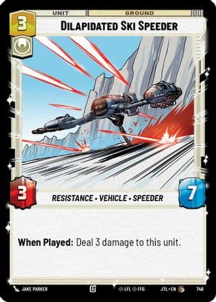 Dilapidated Ski Speeder (Foil) | Foil (746)  [Jump to Lightspeed]