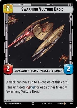 Swarming Vulture Droid (Foil) | Foil (754)  [Jump to Lightspeed]
