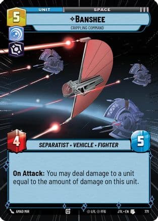 Banshee - Crippling Command (Hyperspace Foil) | Foil (771)  [Jump to Lightspeed]