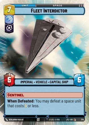 Fleet Interdictor (Hyperspace Foil) | Foil (774)  [Jump to Lightspeed]