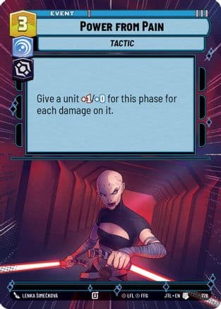 Power from Pain (Hyperspace Foil) | Foil (776)  [Jump to Lightspeed]