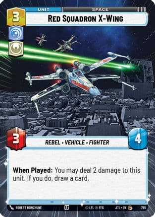 Red Squadron X-Wing (Hyperspace Foil) | Foil (785)  [Jump to Lightspeed]