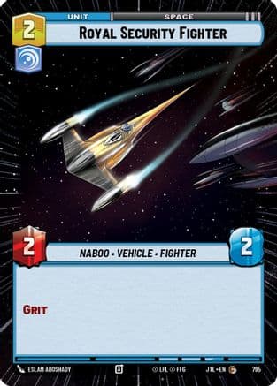 Royal Security Fighter (Hyperspace Foil) | Foil (795)  [Jump to Lightspeed]