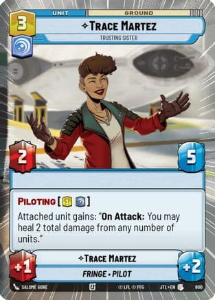 Trace Martez - Trusting Sister (Hyperspace Foil) | Foil (800)  [Jump to Lightspeed]