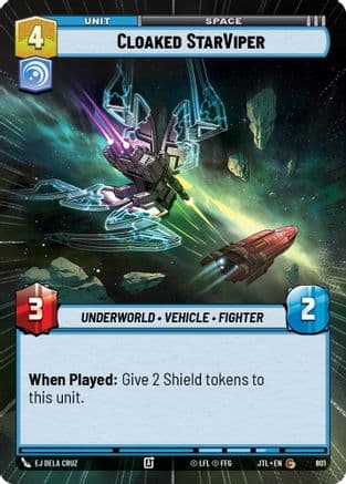 Cloaked StarViper (Hyperspace Foil) | Foil (801)  [Jump to Lightspeed]