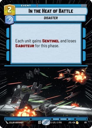 In the Heat of Battle (Hyperspace Foil) | Foil (811)  [Jump to Lightspeed]