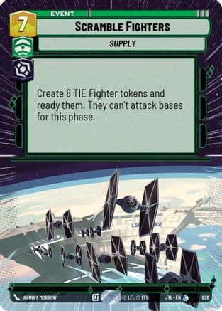 Scramble Fighters (Hyperspace Foil) | Foil (826)  [Jump to Lightspeed]