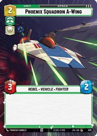 Phoenix Squadron A-Wing (Hyperspace Foil) | Foil (829)  [Jump to Lightspeed]