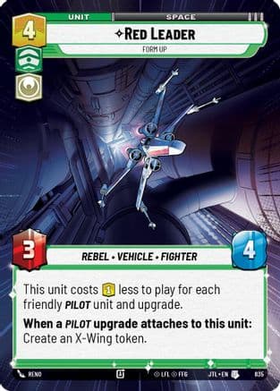 Red Leader - Form Up (Hyperspace Foil) | Foil (835)  [Jump to Lightspeed]