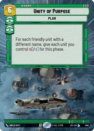 Unity of Purpose (Hyperspace Foil) | Foil (840)  [Jump to Lightspeed]