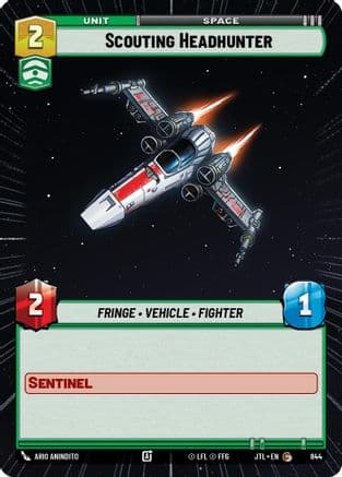 Scouting Headhunter (Hyperspace Foil) | Foil (844)  [Jump to Lightspeed]