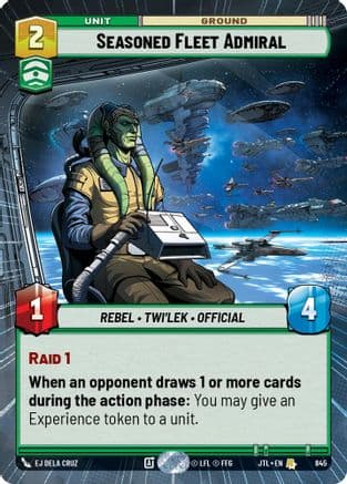 Seasoned Fleet Admiral (Hyperspace Foil) | Foil (845)  [Jump to Lightspeed]